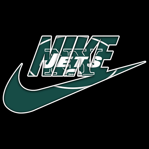 New York Jets Nike logo iron on paper